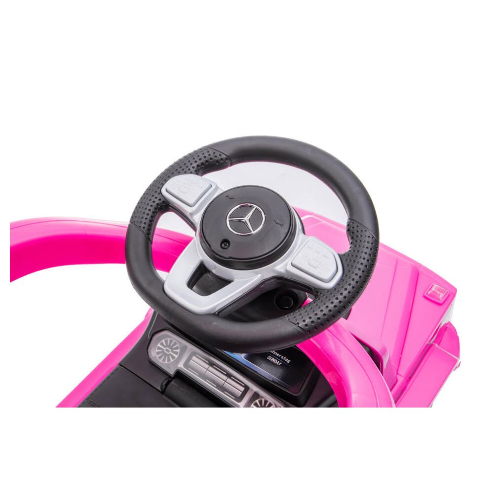 Paspiriama mašinėlė - 653 R - guminiai ratai - MERCEDES G350D - PINK