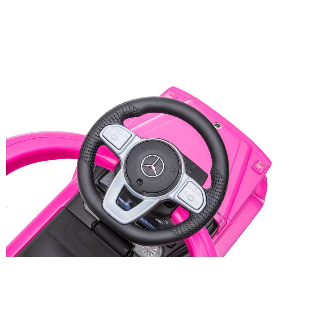Paspiriama mašinėlė - 653 R - guminiai ratai - MERCEDES G350D - PINK