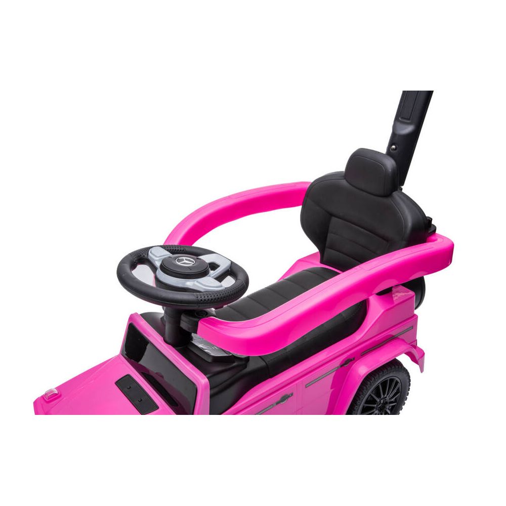 Paspiriama mašinėlė - 653 R - guminiai ratai - MERCEDES G350D - PINK