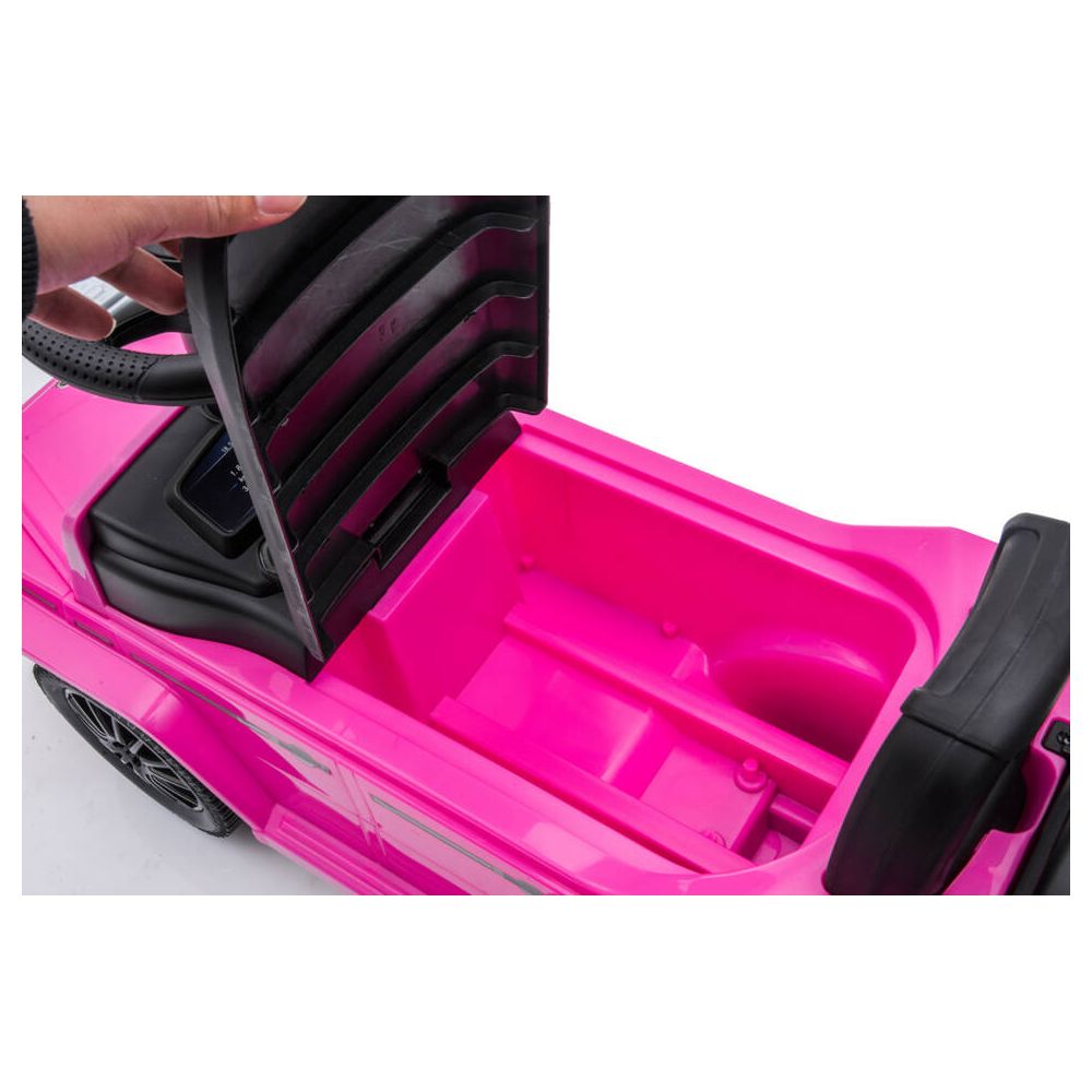 Paspiriama mašinėlė - 653 R - guminiai ratai - MERCEDES G350D - PINK