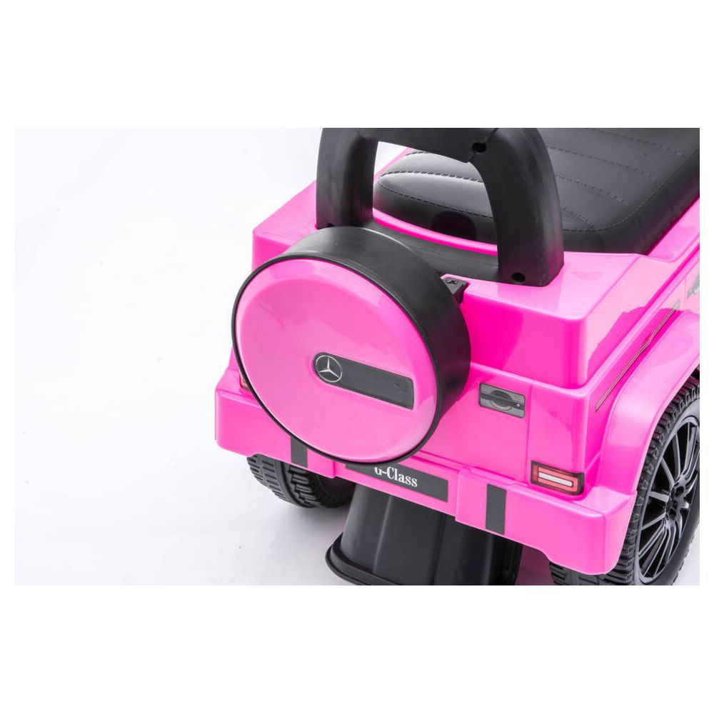 Paspiriama mašinėlė - 653 R - guminiai ratai - MERCEDES G350D - PINK