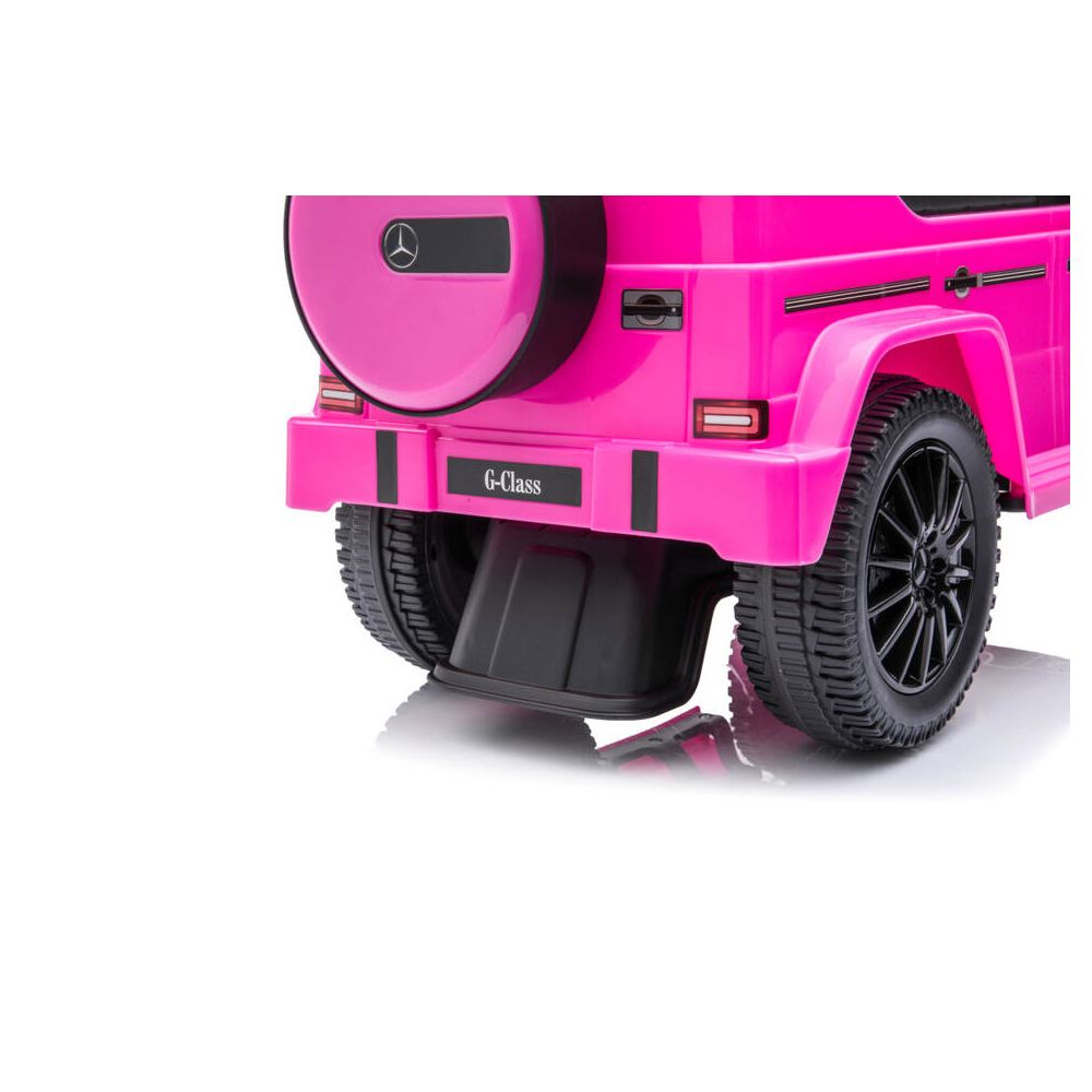 Paspiriama mašinėlė - 653 R - guminiai ratai - MERCEDES G350D - PINK