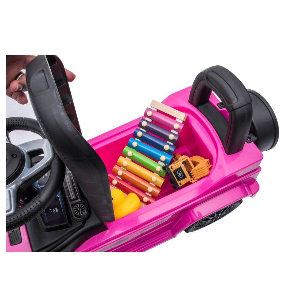 Paspiriama mašinėlė - 653 R - guminiai ratai - MERCEDES G350D - PINK
