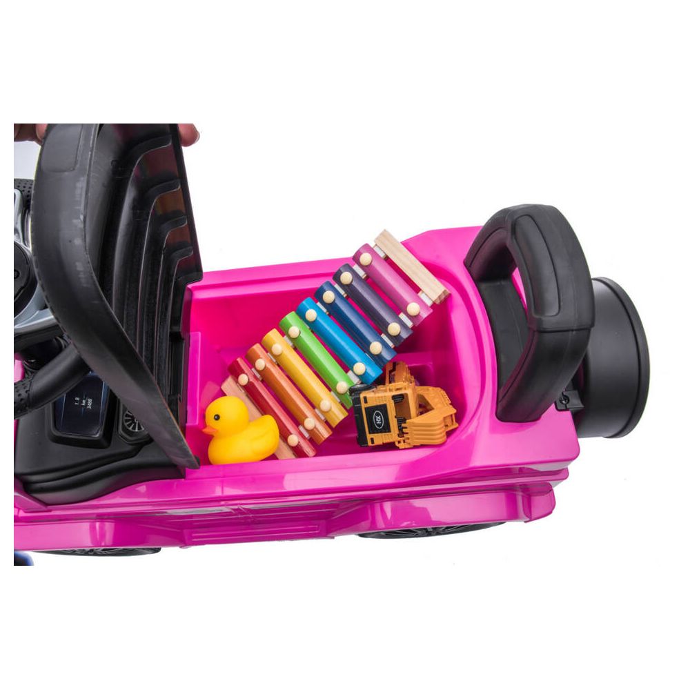 Paspiriama mašinėlė - 653 R - guminiai ratai - MERCEDES G350D - PINK