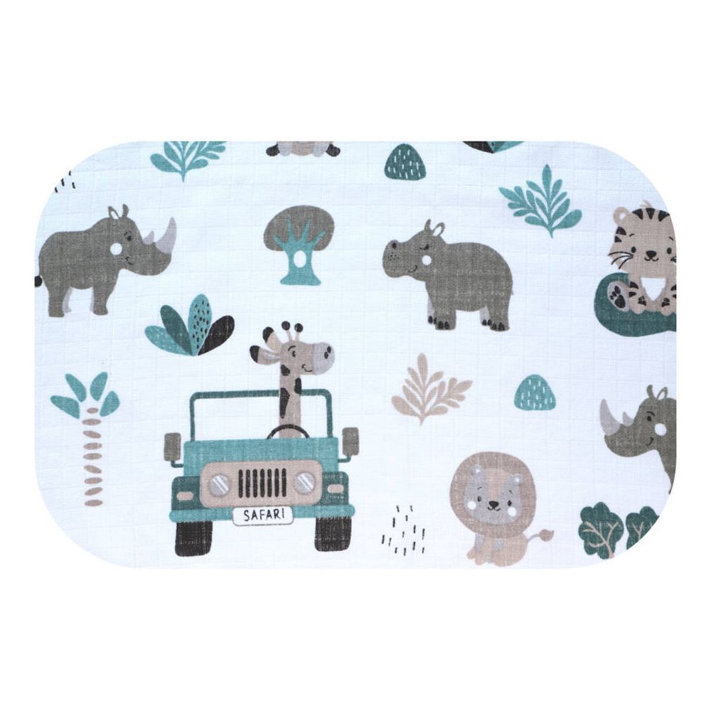 Sauskelnės - 14459 - TETRA PRINT - EGA - SAFARI - ŽALIA - dydis 70x80 cm