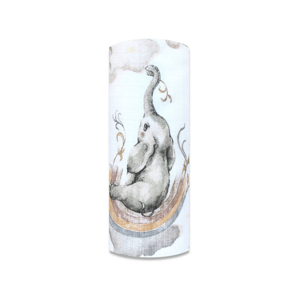 Sauskelnės - 14442 - TETRA PRINT - EGA - ELEPHANT & RAINBOW - dydis 70x80 cm