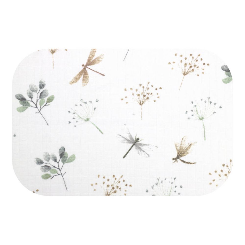 Sauskelnės - 28906 - TETRA PRINT - EGA - DRAGONFLY - BEIGE - dydis 70x80 cm