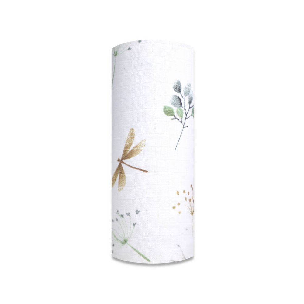 Sauskelnės - 28906 - TETRA PRINT - EGA - DRAGONFLY - BEIGE - dydis 70x80 cm