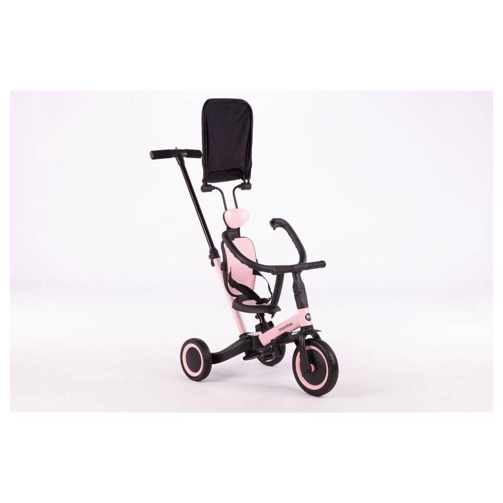 Triratukas - Balansinis dviratis - 6in1 - MIKE PRO - SWEET PINK - MOOVKEE
