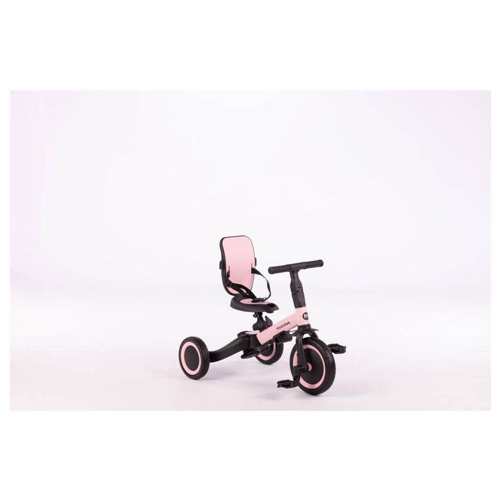 Triratukas - Balansinis dviratis - 6in1 - MIKE PRO - SWEET PINK - MOOVKEE