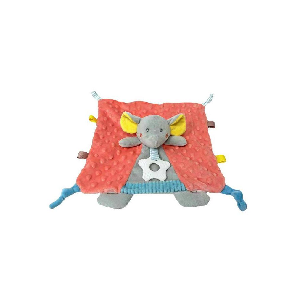 Žaislinė antklodė - 93812 - MILUŚ - ELEPHANT - BEACH / GREY - dydis 25 cm