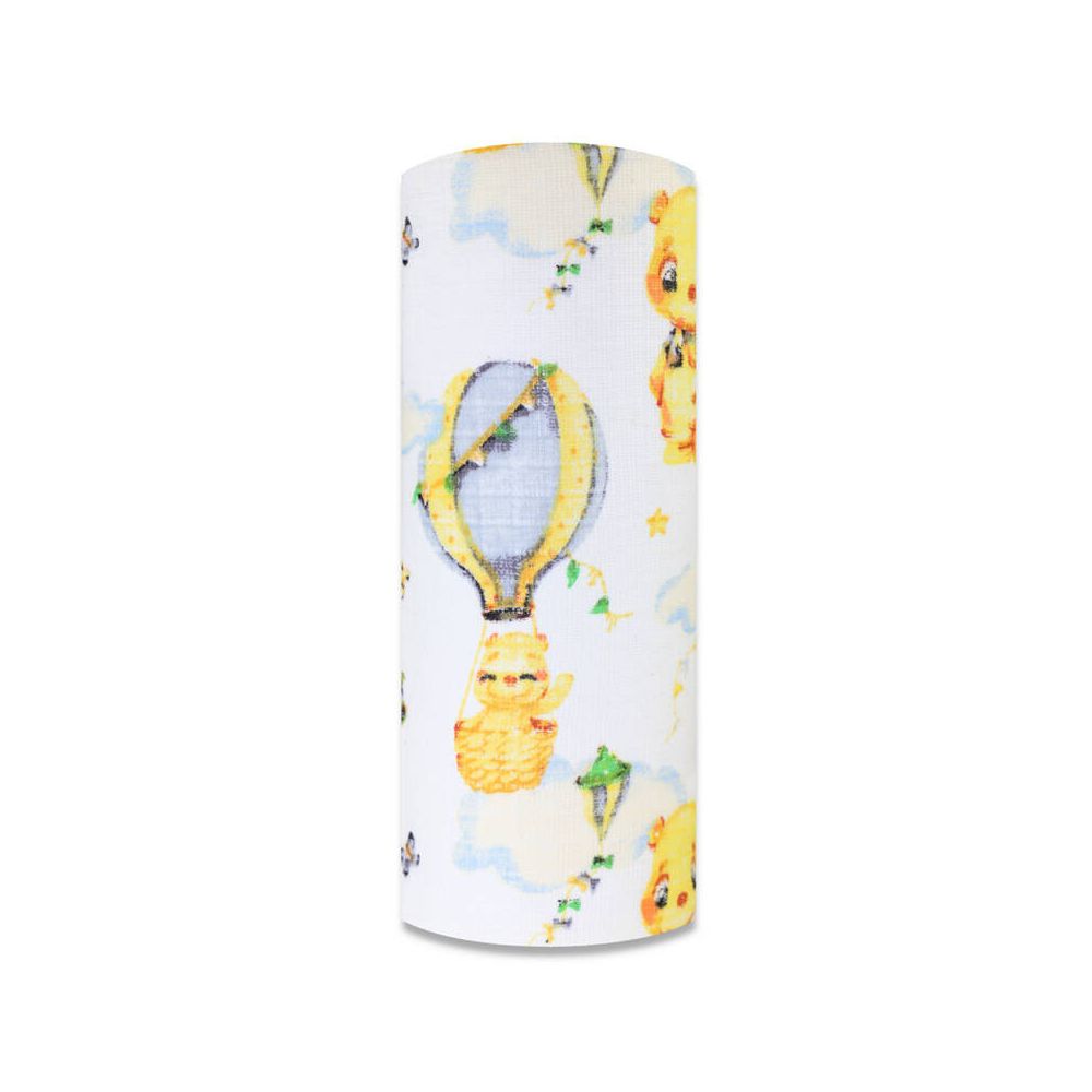Sauskelnės - 13780 - TETRA PRINT - EGA - TEDDY BEAR su pilku balionėliu - dydis 70x80 cm