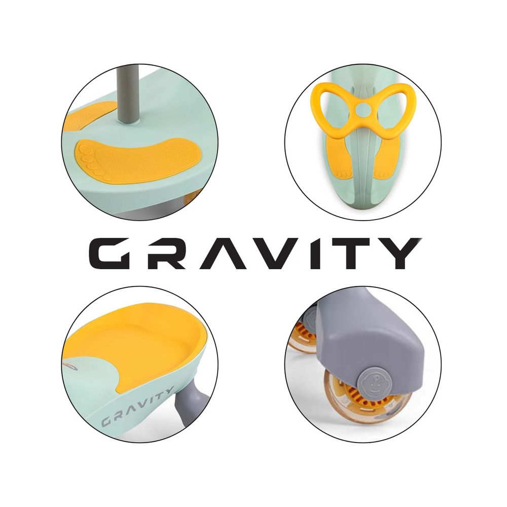 Gravitacinė mašinėlė Gravity, Lime Yellow