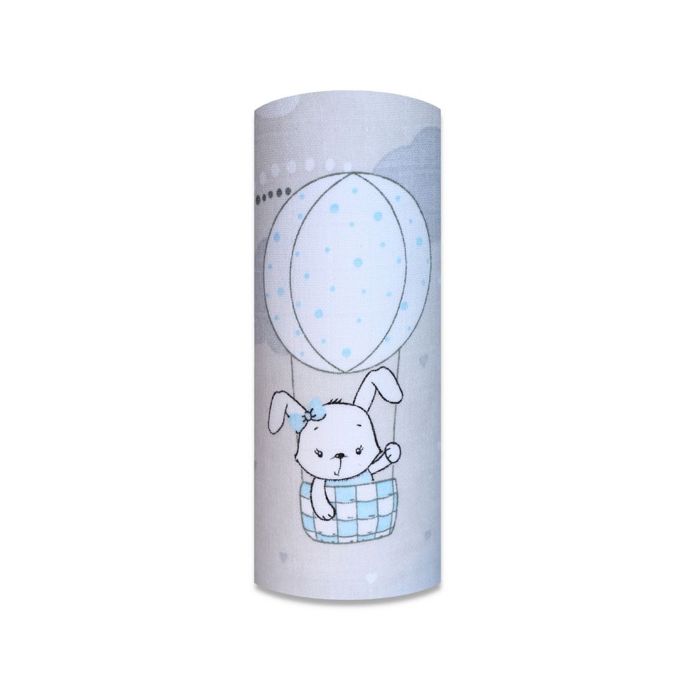 Sauskelnės - 26926 - TETRA PRINT - EGA - LUX - BUNNY WITH BALLOONS - BLUE - dydis 70x80 cm