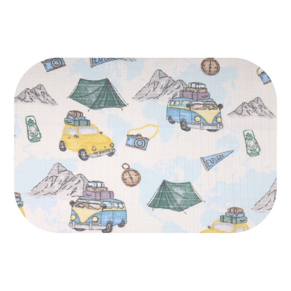 Diaper - 30008 - TETRA PRINT - EGA - TRIP to the MOUNTAINS - size 70x80 cm