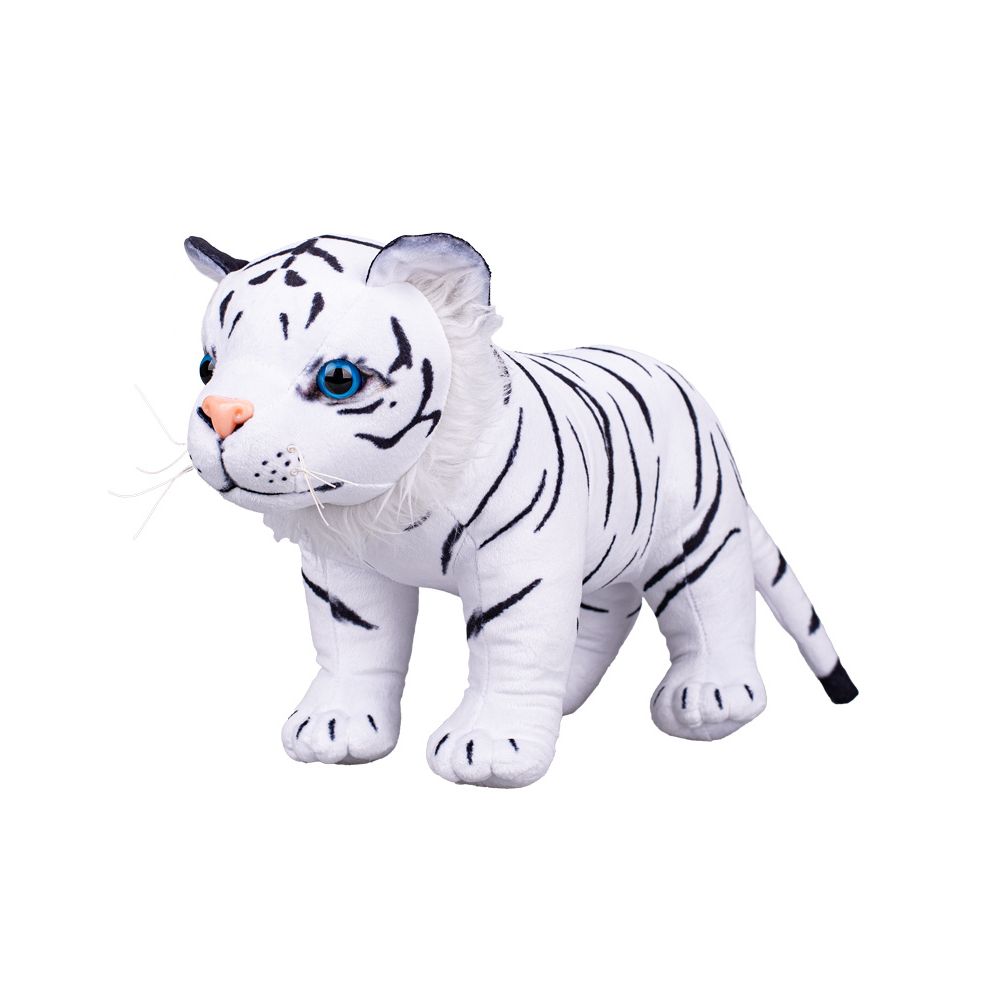 Pliušinis žaislas - 01469 - BENGALŲ TIGRAS - baltas - dydis 35 cm