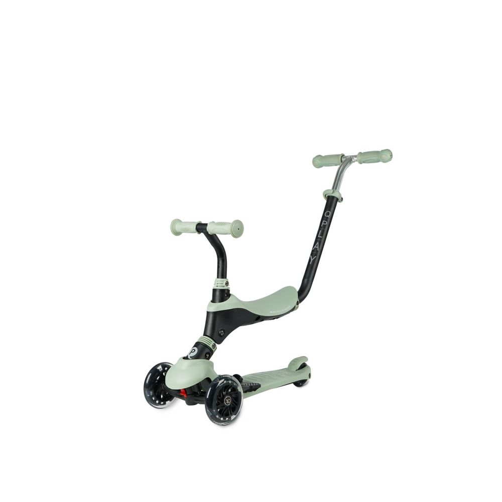 Paspirtukas Qplay Hulajnoga Sema Pro 3w1, Green