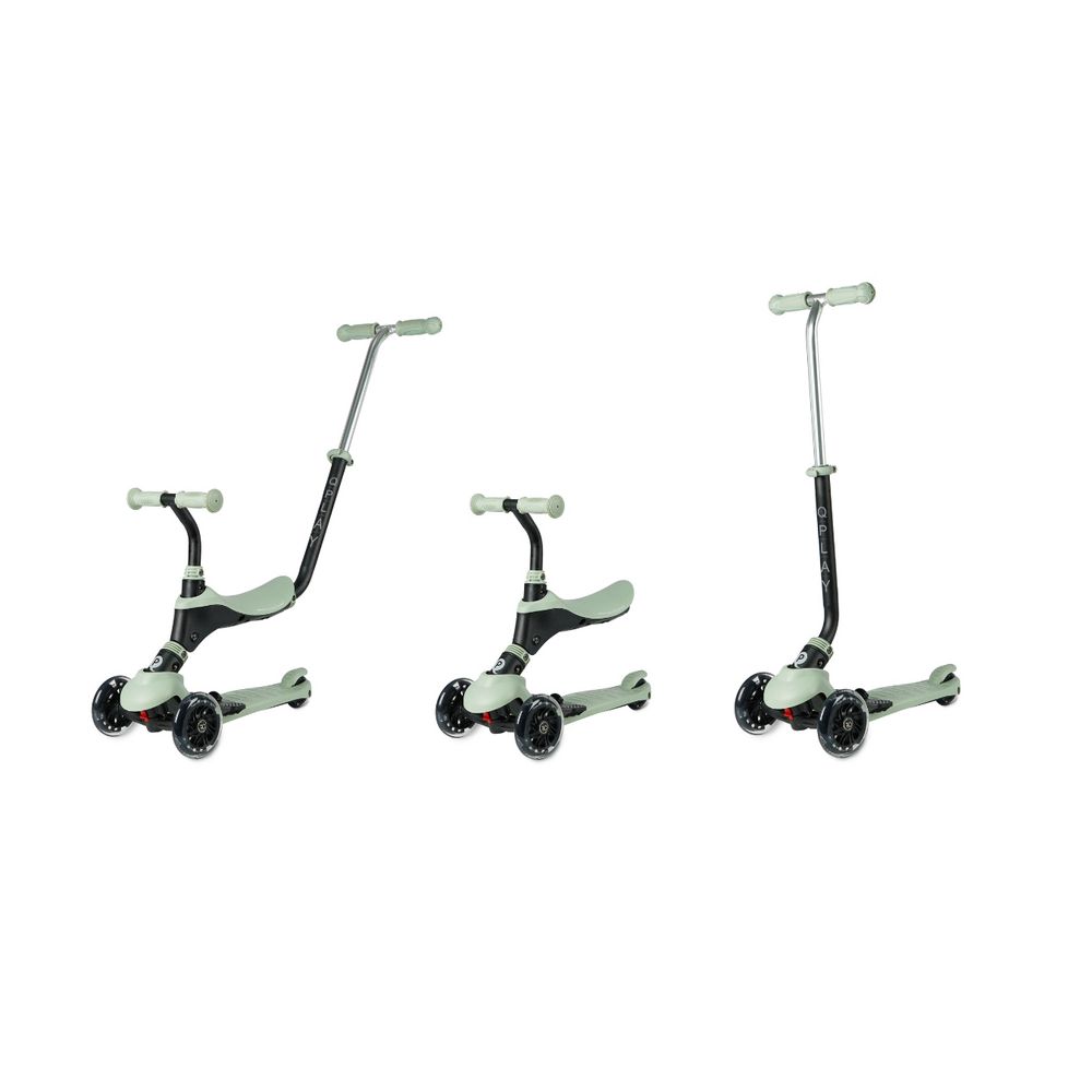 Paspirtukas Qplay Hulajnoga Sema Pro 3w1, Green