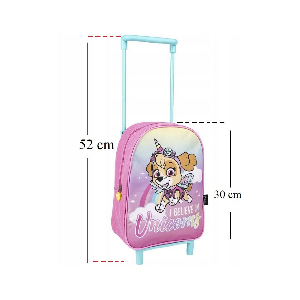 Backpack - 24944 - with wheels - PAW PATROL - SKY - size 30x20 cm