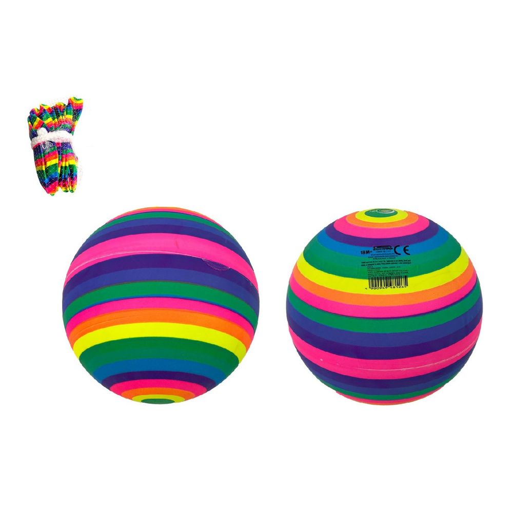 Kamuolys - 81265 - guminis - su tamsiomis juostelėmis