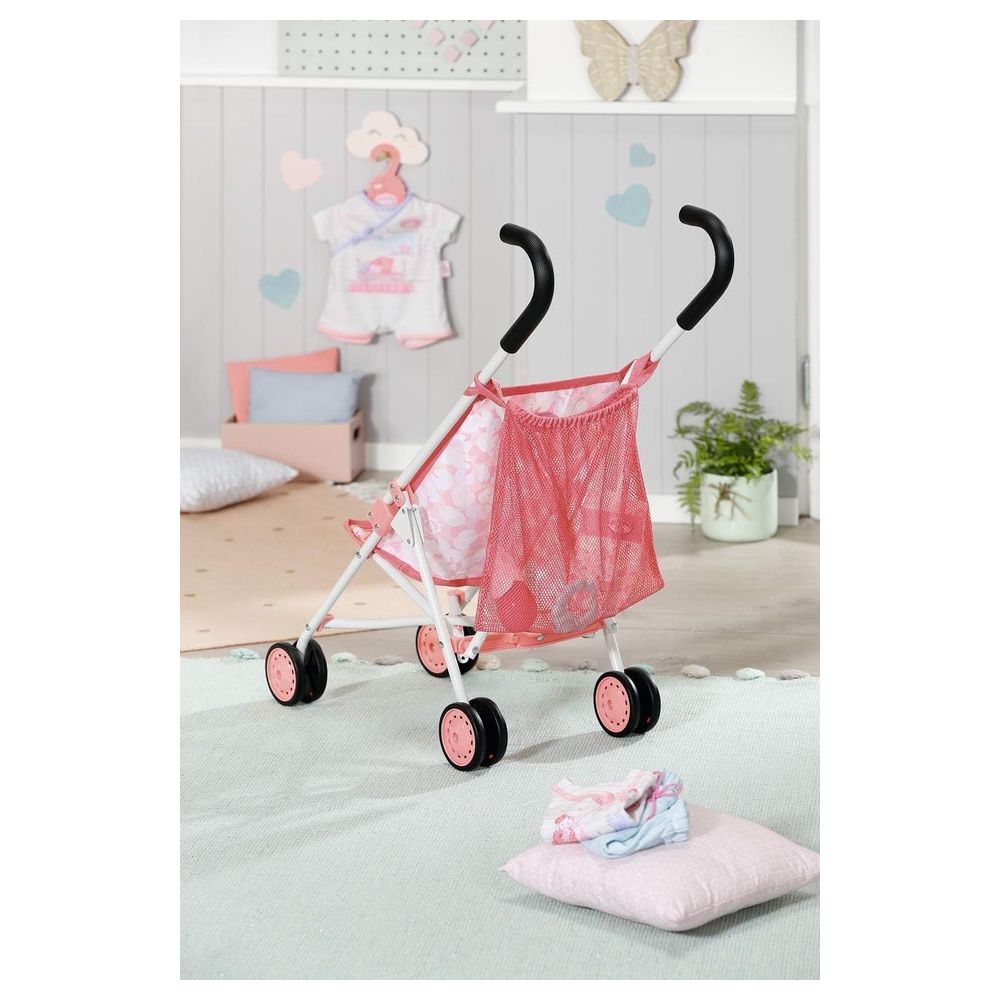 Lėlės vežimėlis - 703922 - BABY ANNABELL - ZAPF - su krepšiu