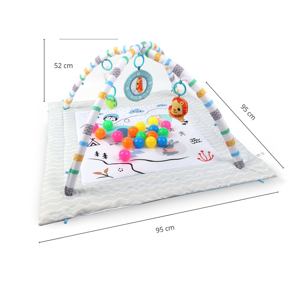 Lavinamasis kilimėlis TinyMini JL656-2A 2-in-1 Pramogos kalnuose