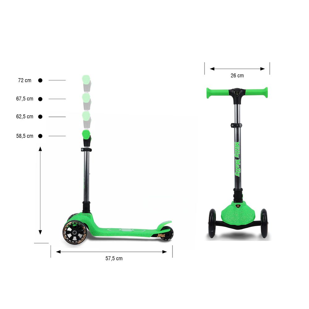 Paspirtukas Scooter Jelly, Green