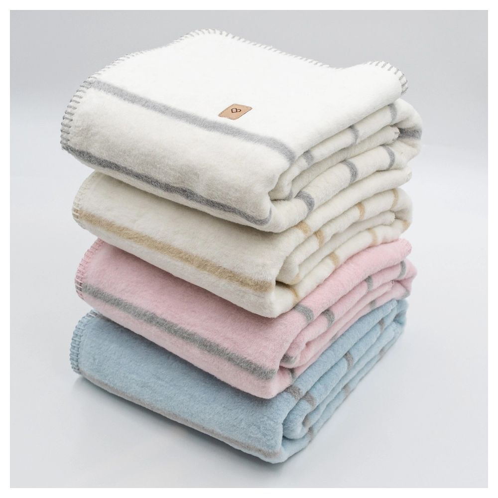 Cotton blanket Alba 75x100cm baby pink