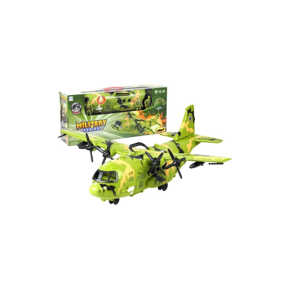 Ogromny Samolot Wojskowy Militarny Figurki 64 cm