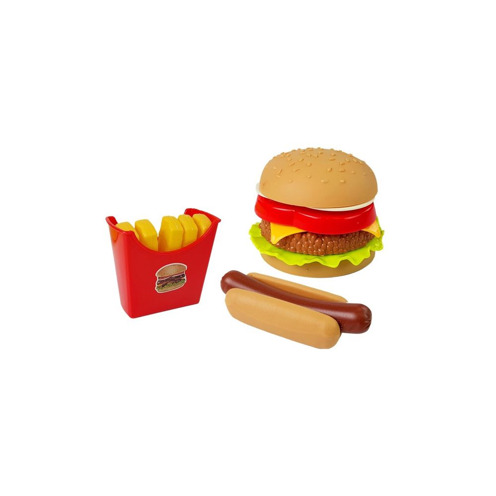 Zestaw Hamburger z Artykułami Spożywczymi Fast Food