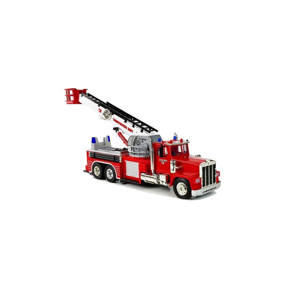 Wóz Strażacki 60cm Wysuwana Obrotowa Drabina R/C Dźwięk Syrena Światła