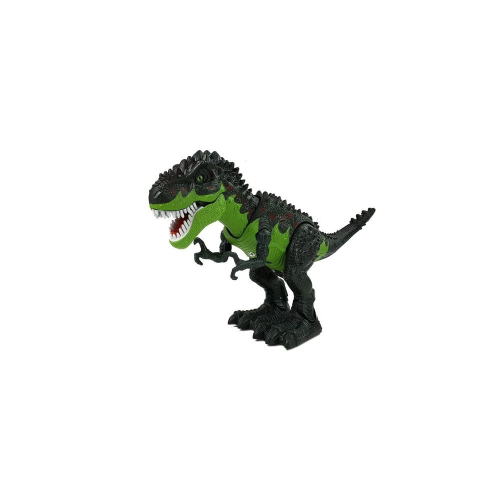 Dinozaur Na Baterie Składa Jaja Zieje Ogniem Para Wodna Zielony