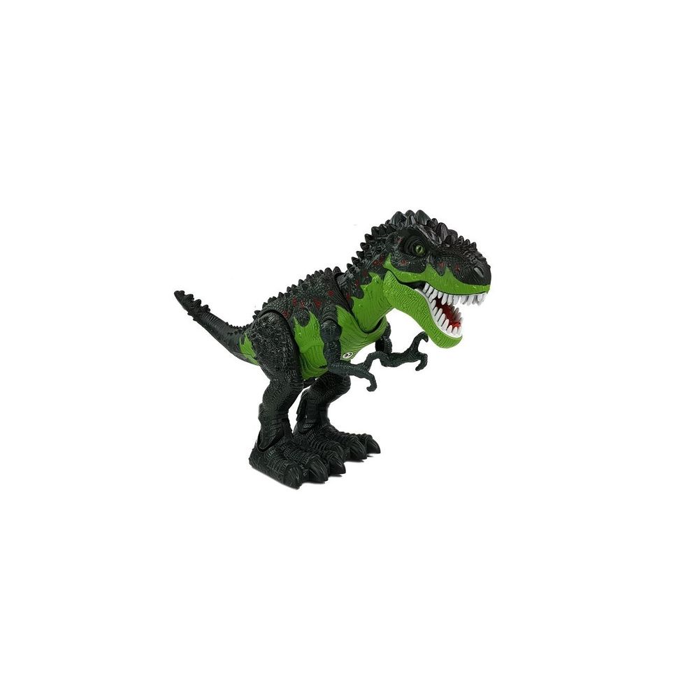 Dinozaur Na Baterie Składa Jaja Zieje Ogniem Para Wodna Zielony