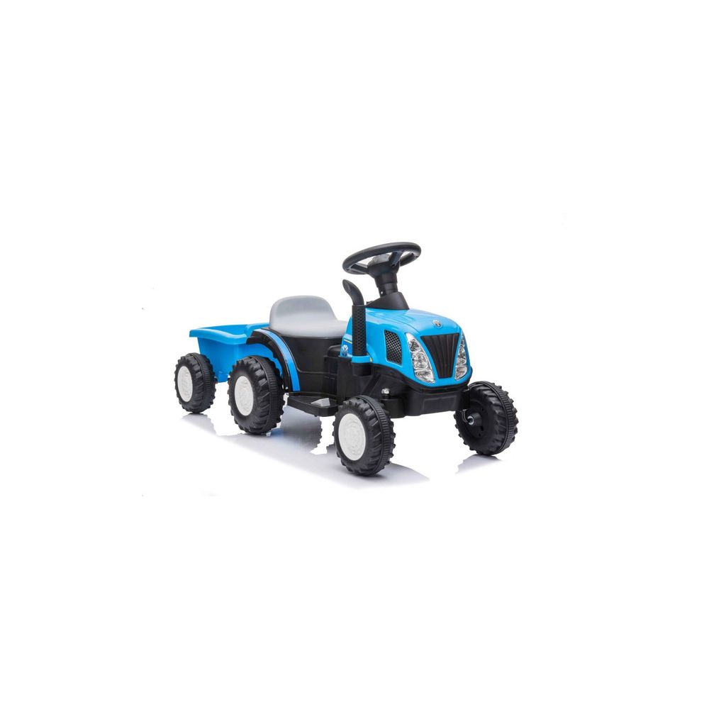 Traktor Na Akumulator z Przyczepą A009 Niebieski
