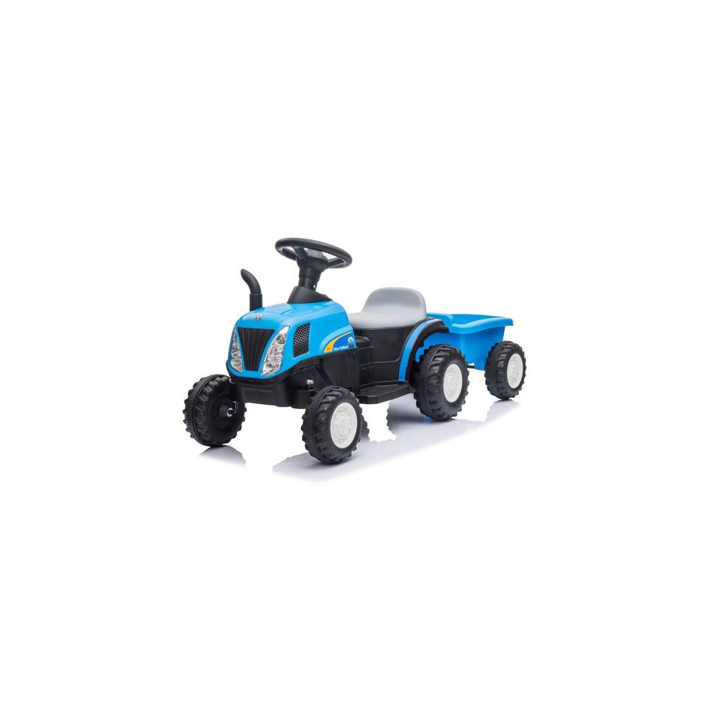 Traktor Na Akumulator z Przyczepą A009 Niebieski