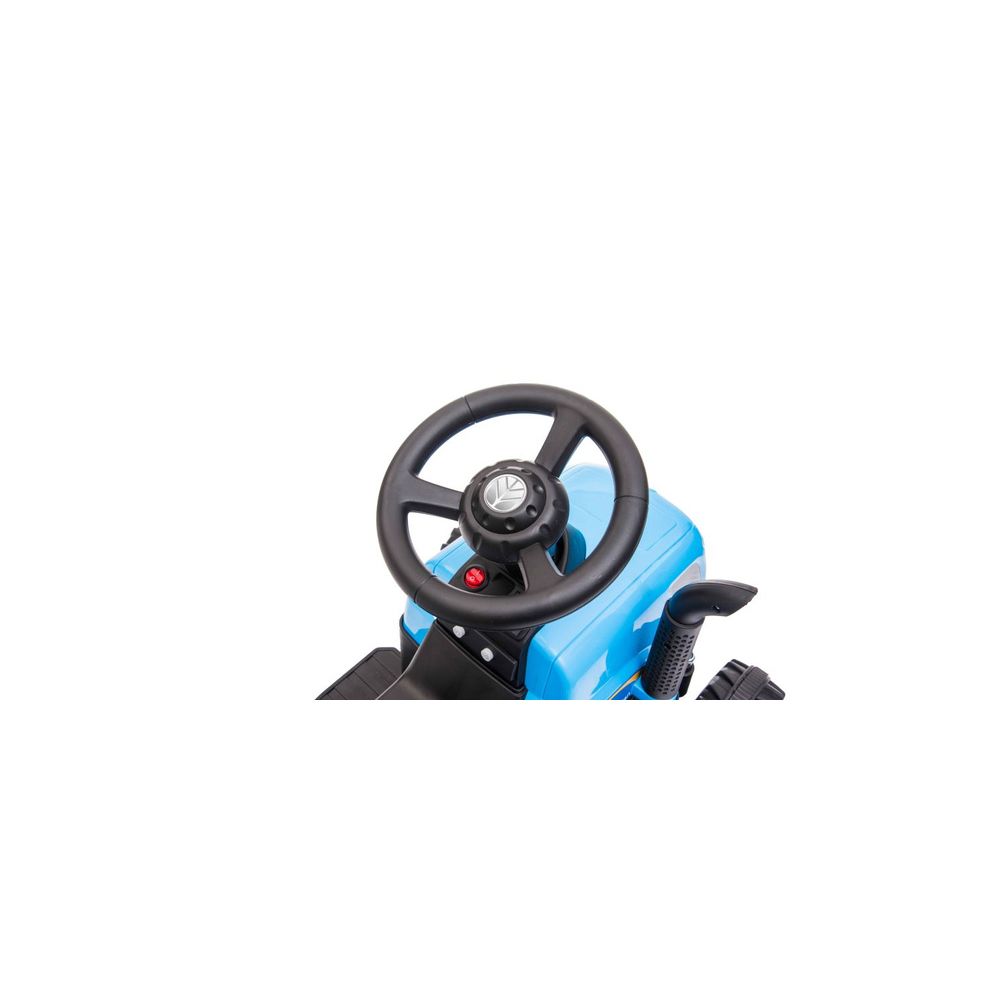 Traktor Na Akumulator z Przyczepą A009 Niebieski