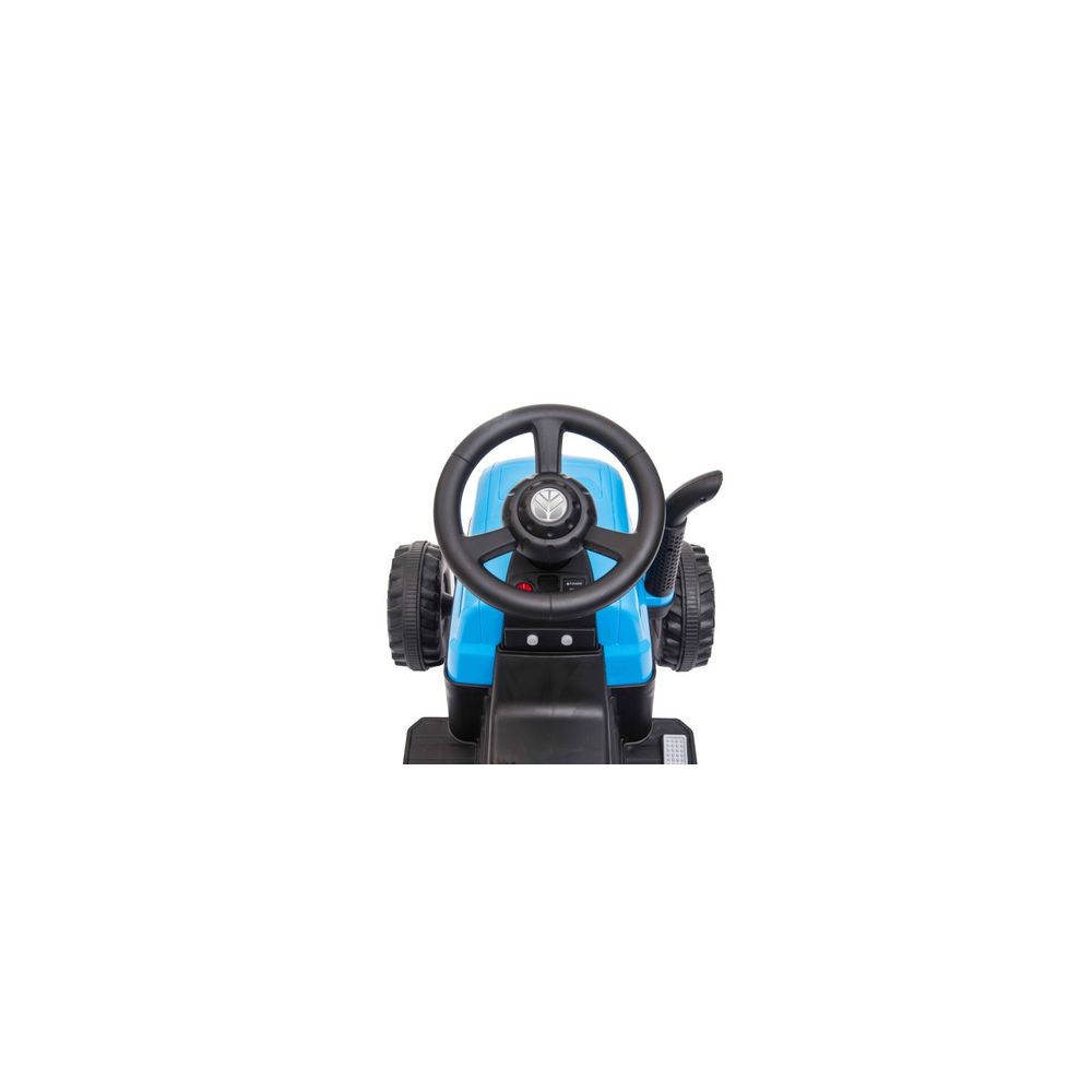 Traktor Na Akumulator z Przyczepą A009 Niebieski