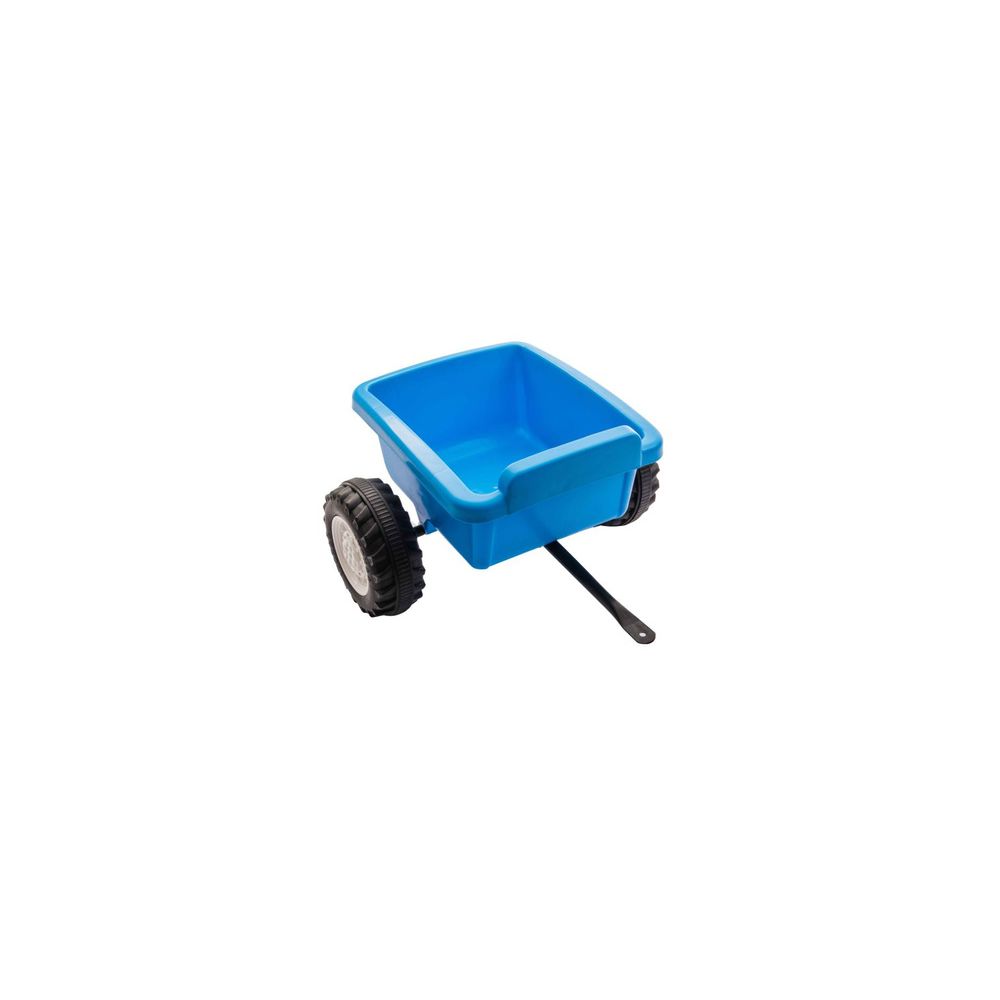 Traktor Na Akumulator z Przyczepą A009 Niebieski