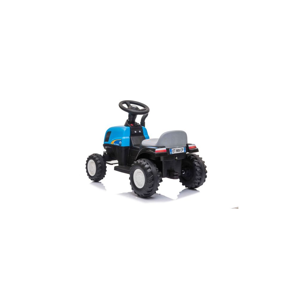 Traktor Na Akumulator z Przyczepą A009 Niebieski