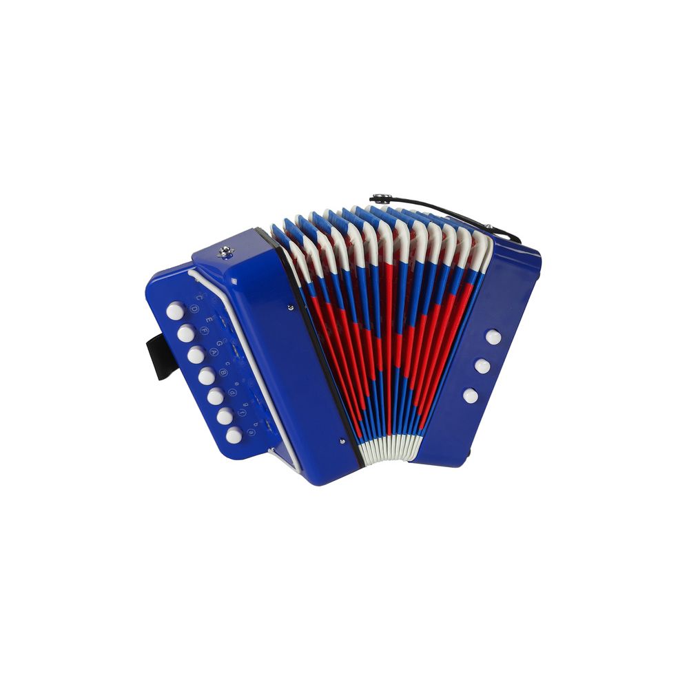 Akordeon Instrument Dla Małego Muzyka Niebieski