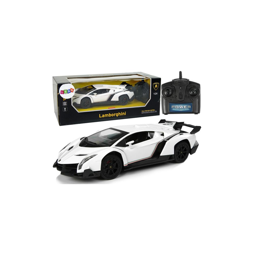 Auto Sportowe R/C 1:24 Lamborghini Veneno Białe 2.4 G Światła