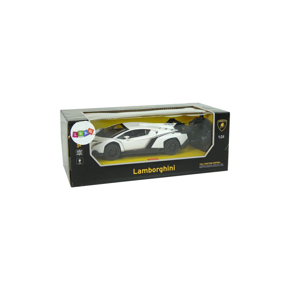 Auto Sportowe R/C 1:24 Lamborghini Veneno Białe 2.4 G Światła