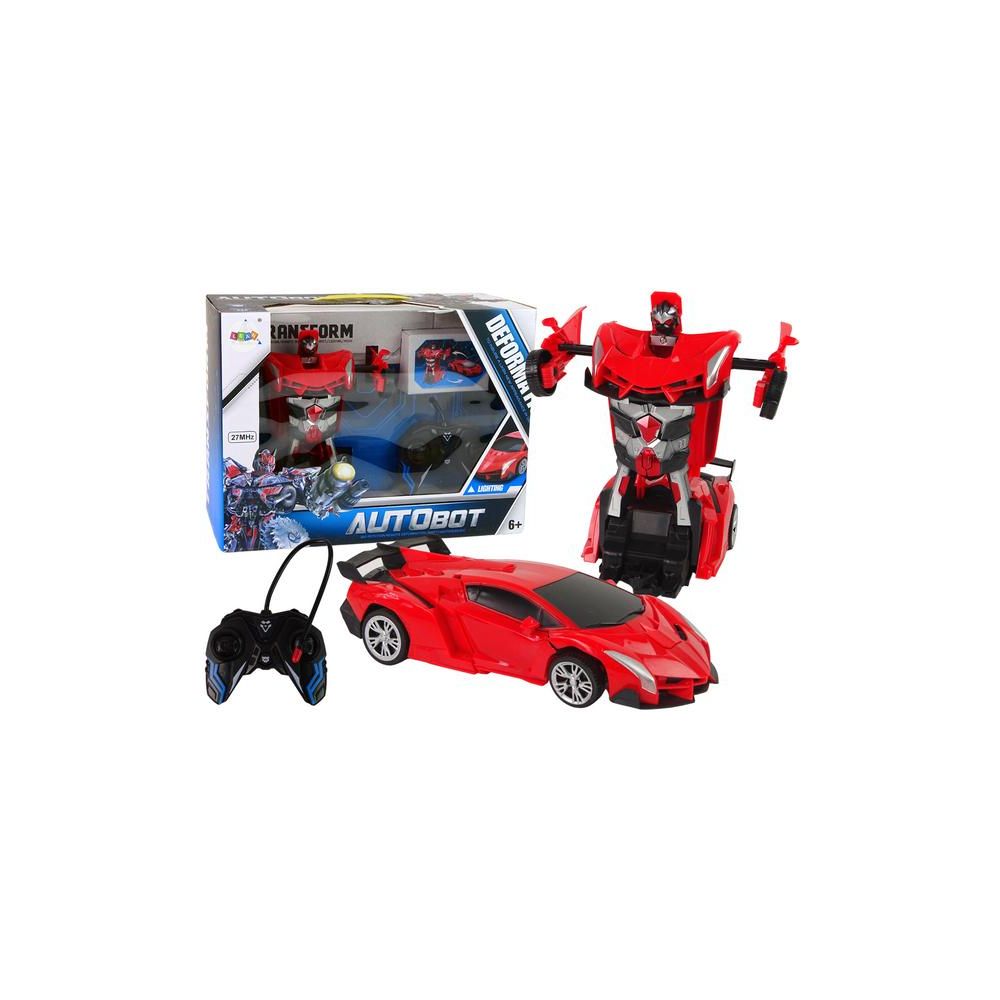 Auto Robot 2w1 Pilot R/C Zdalnie sterowane Czerwony