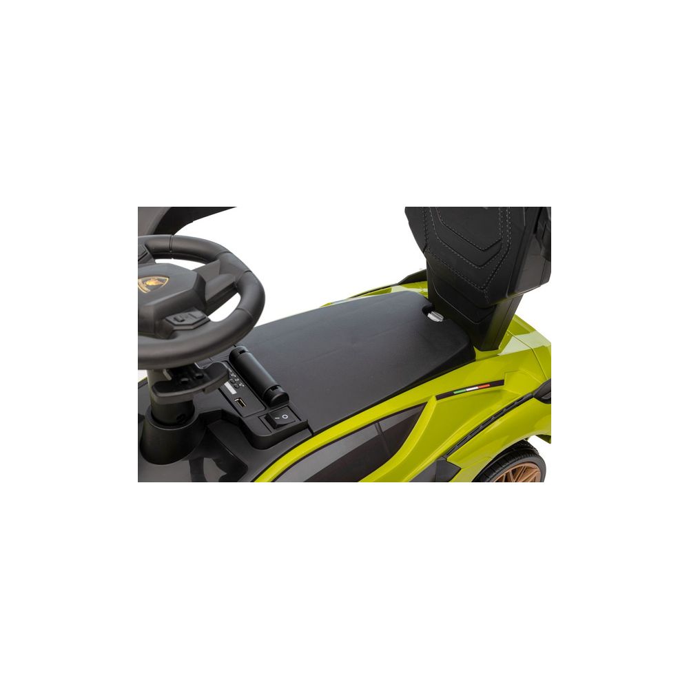 Jeździk z Pchaczem Lamborghini QLS-996T Zielony