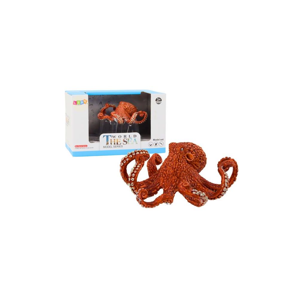 Figurka Ośmiornica Olbrzymia Pomarańczowa 10 cm