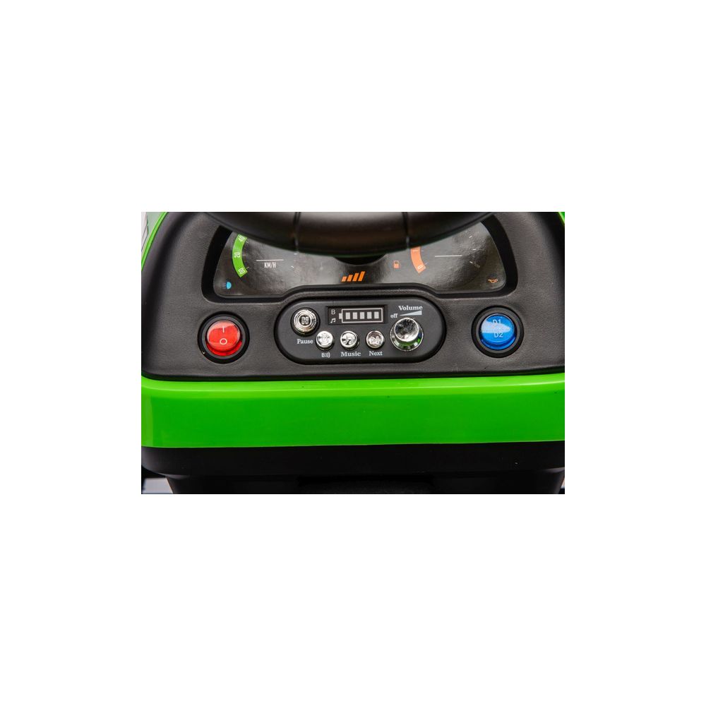 Traktor Na Akumulator BBH-030 Zielony