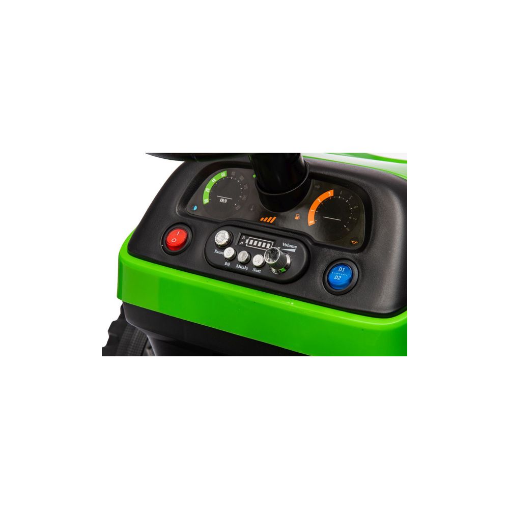 Traktor Na Akumulator BBH-030 Zielony