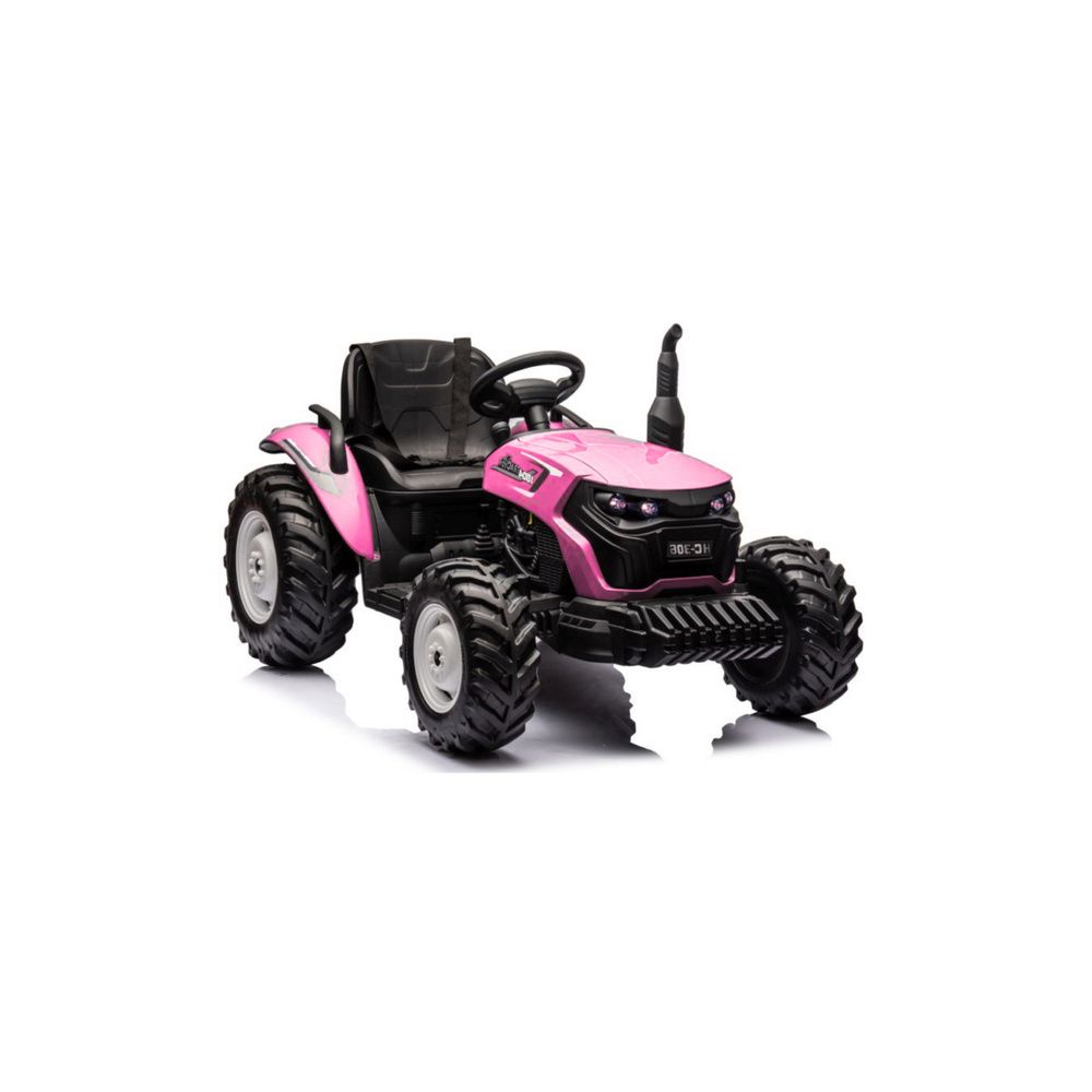 Traktor Na Akumulator HC-306 Różowy 24V