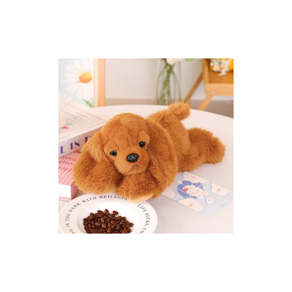 Pluszowy Piesek Cocker Spaniel Z Obciążonymi Łapami Brązowy 30cm