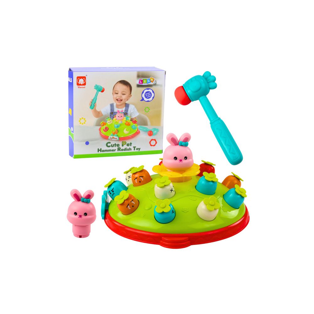 Gra Zręcznościowa Uderz Młotkiem Marchewki Wyskakujący Królik